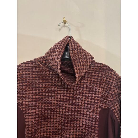 Nike Pro Hyperwarm Pullover Shirt LS Mock Neck Training Top Run Womens XL - Picture 6 of 7